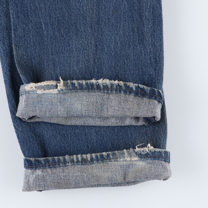 Levi's 501-0115 Straight Denim Pants, Men's W37 (approx.), Vintage cotton blue type Vintage Second Hand