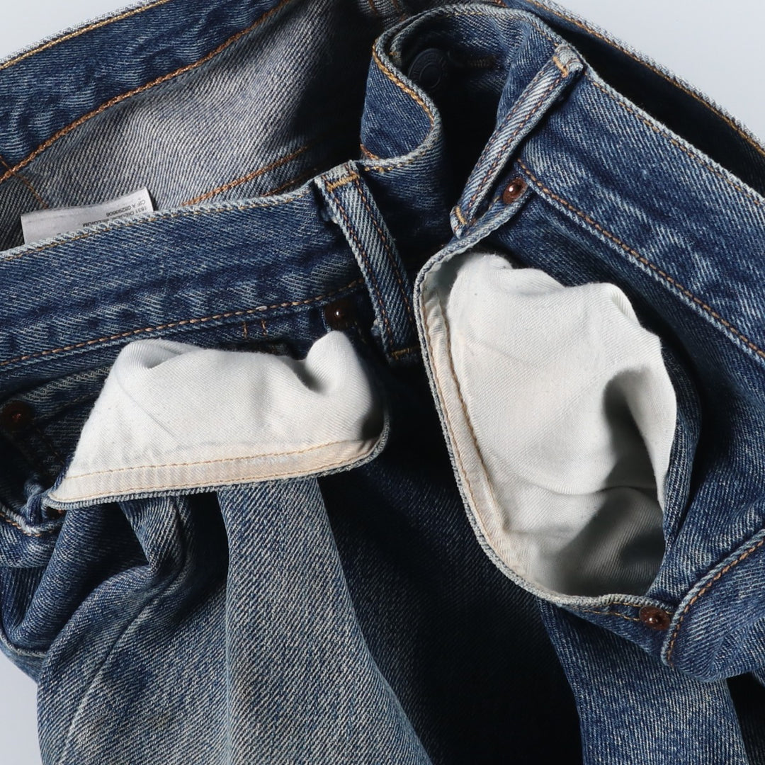 Levi's 501-0115 Straight Denim Pants, Men's W37 (approx.), Vintage cotton blue type Vintage Second Hand