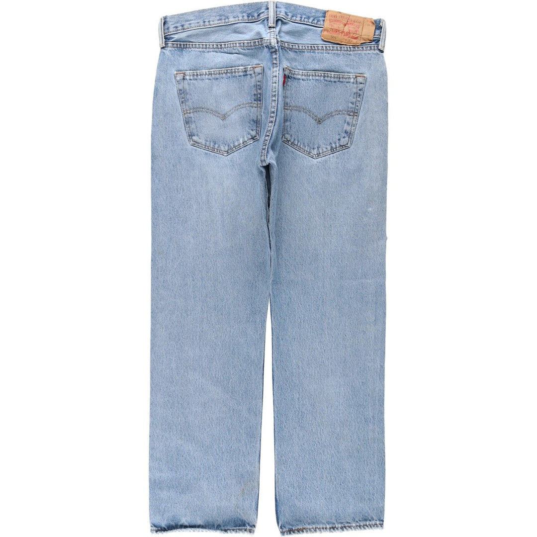 Levi's 501-0193 Straight Denim Pants, Men's W33 (approx.) cotton blue type Vintage Second Hand