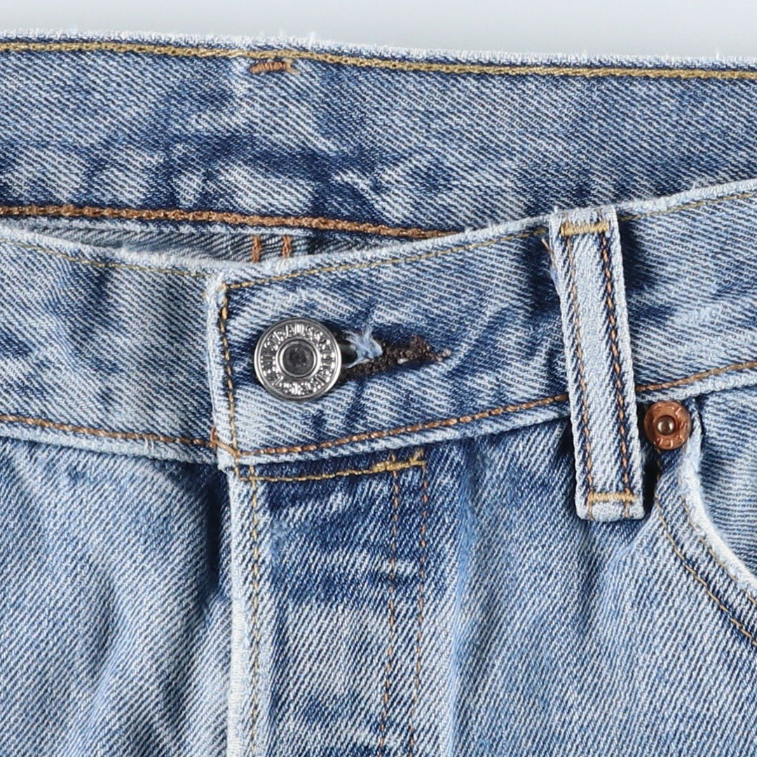 Levi's 501-0193 Straight Denim Pants, Men's W33 (approx.) cotton blue type Vintage Second Hand