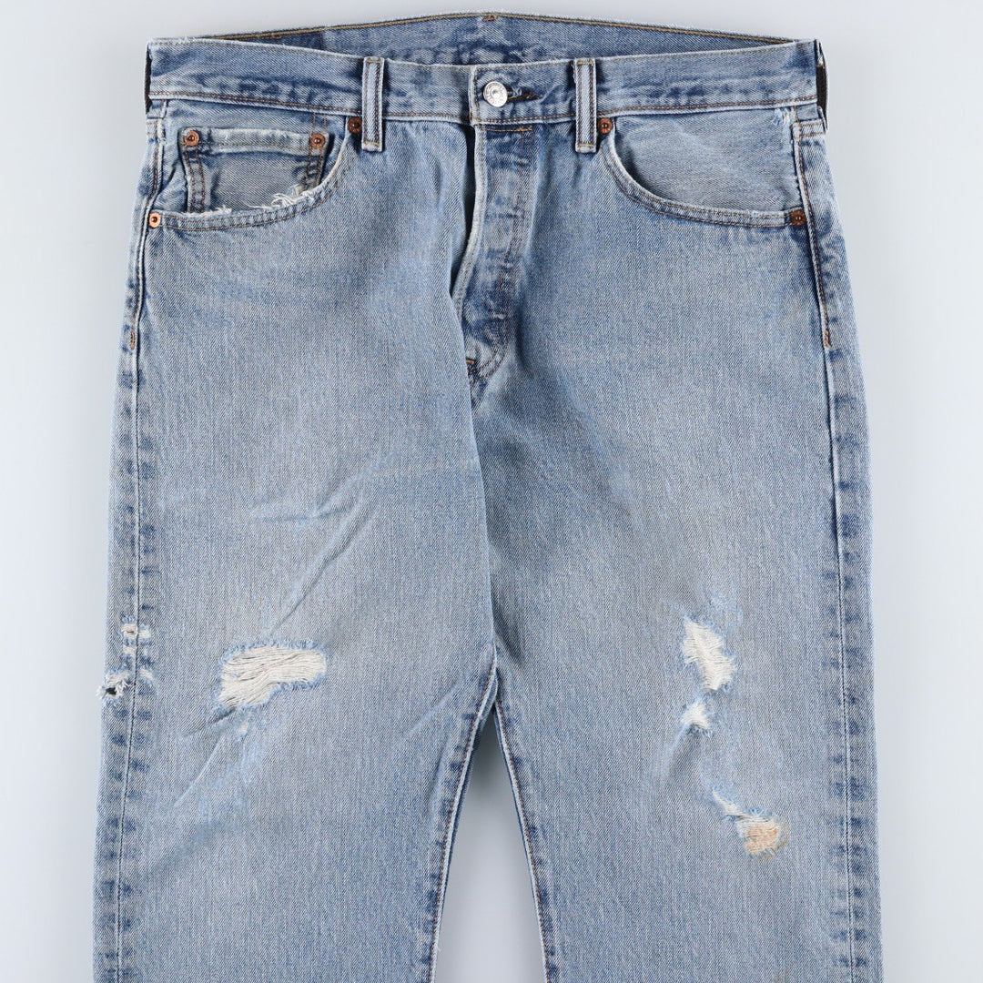 Levi's 501-0193 Straight Denim Pants, Men's W33 (approx.) cotton blue type Vintage Second Hand