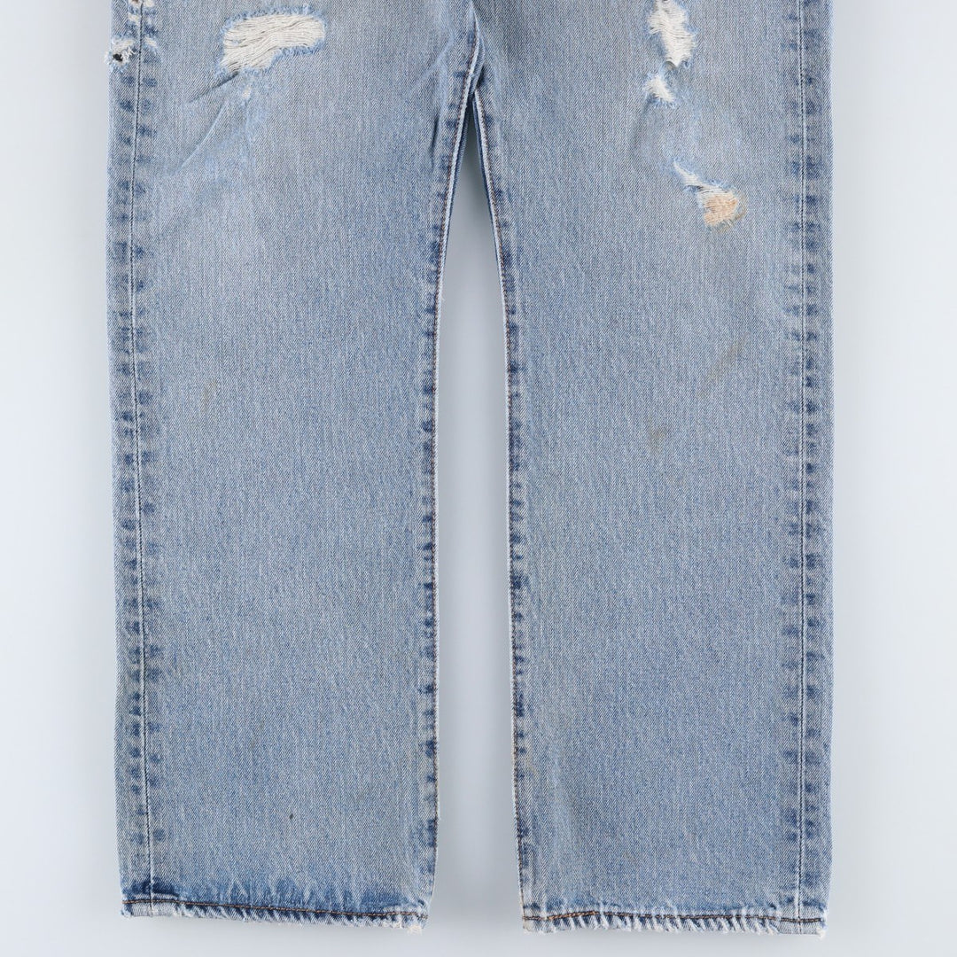 Levi's 501-0193 Straight Denim Pants, Men's W33 (approx.) cotton blue type Vintage Second Hand