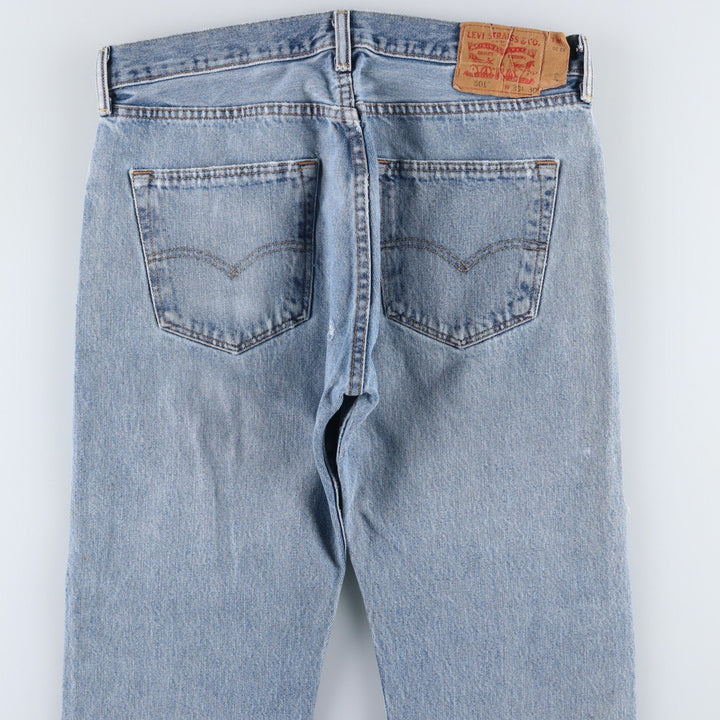 Levi's 501-0193 Straight Denim Pants, Men's W33 (approx.) cotton blue type Vintage Second Hand