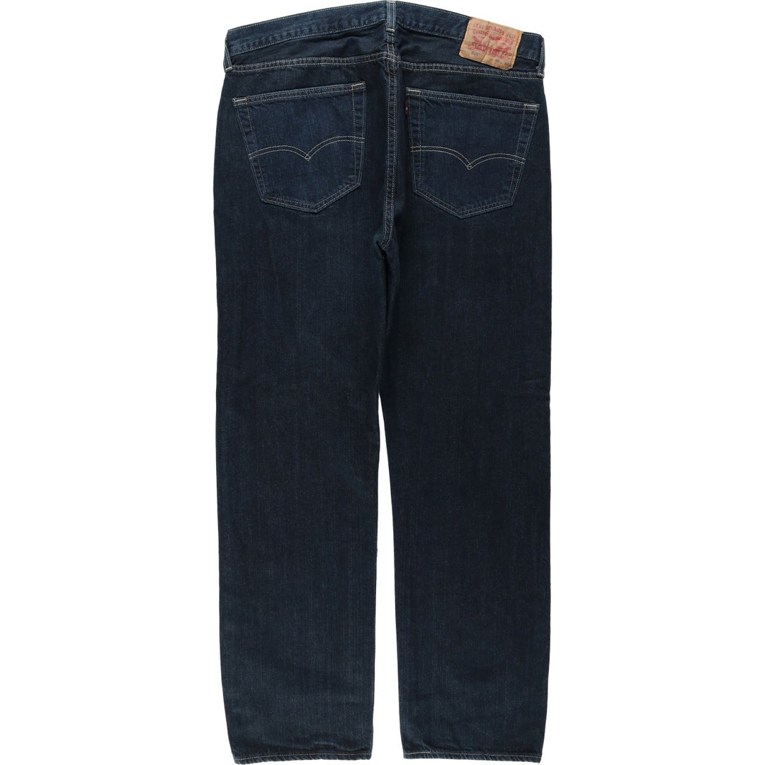 Levi's 501-0536 Straight Denim Pants, Men's W37 (approx.) cotton Navy blue Vintage Second Hand