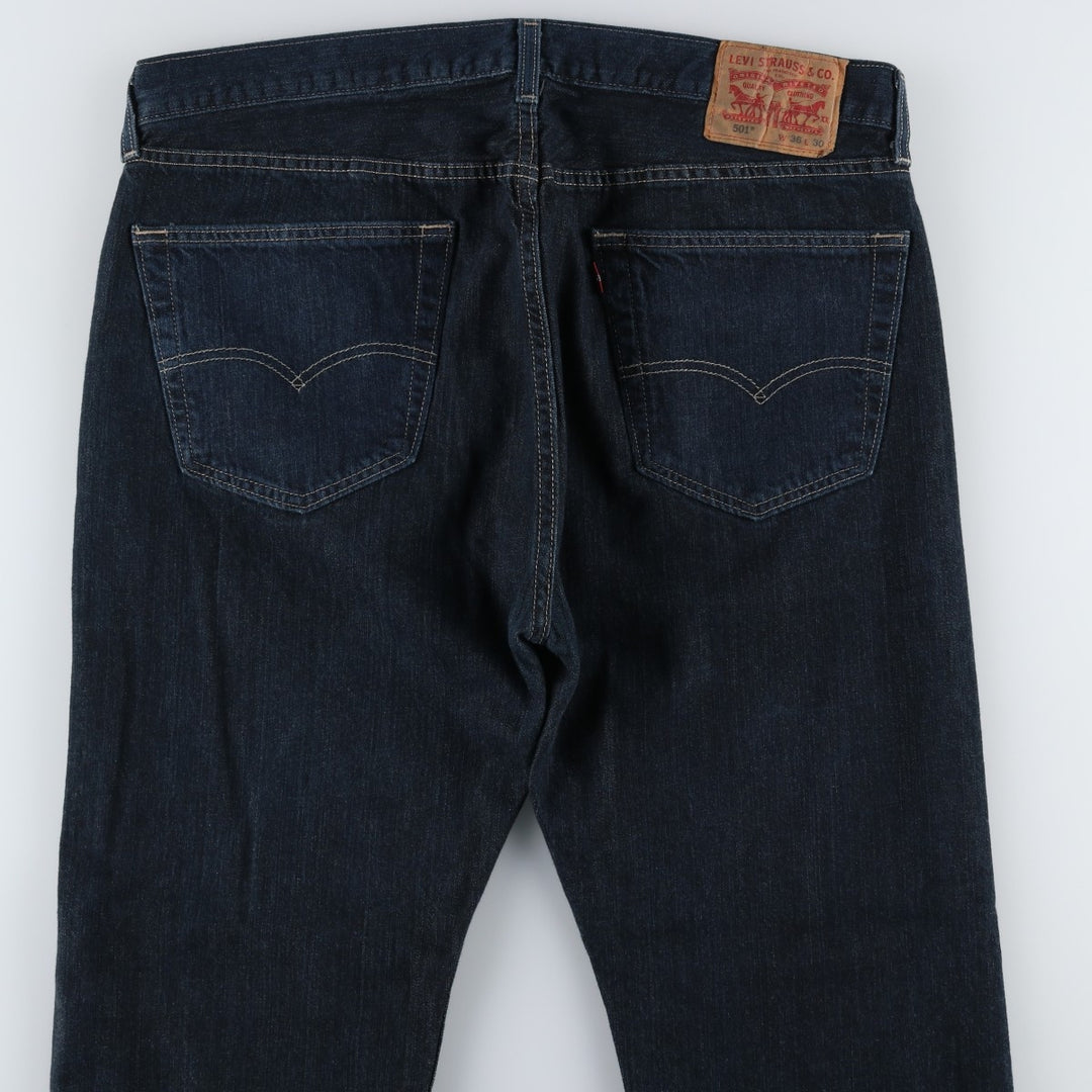 Levi's 501-0536 Straight Denim Pants, Men's W37 (approx.) cotton Navy blue Vintage Second Hand