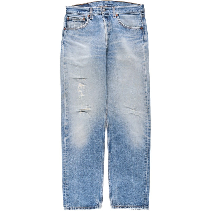 1980'S Levi's 501XX Straight Denim Pants, Men's Size W30 (approx.) cotton blue type Vintage Second Hand