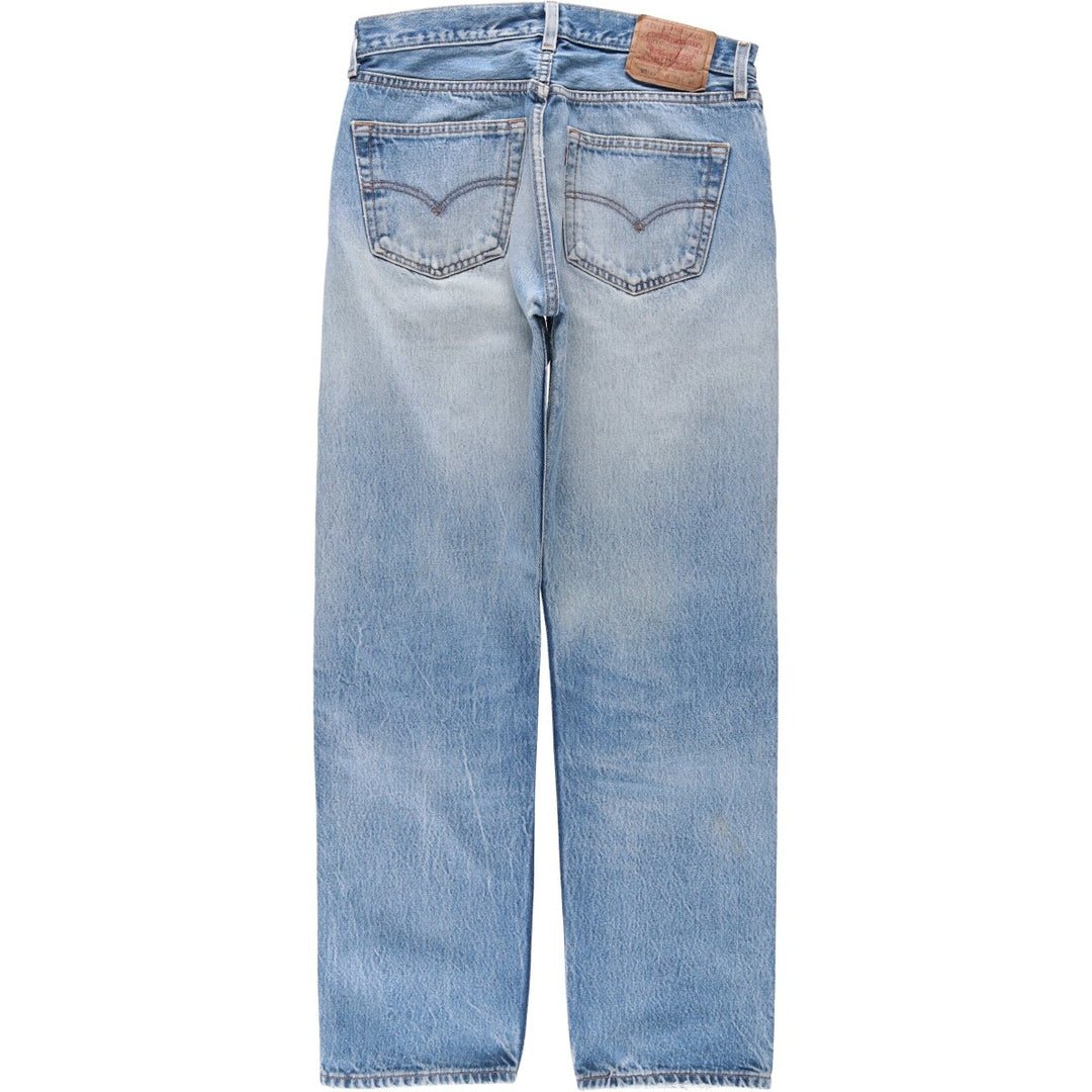 1980'S Levi's 501XX Straight Denim Pants, Men's Size W30 (approx.) cotton blue type Vintage Second Hand