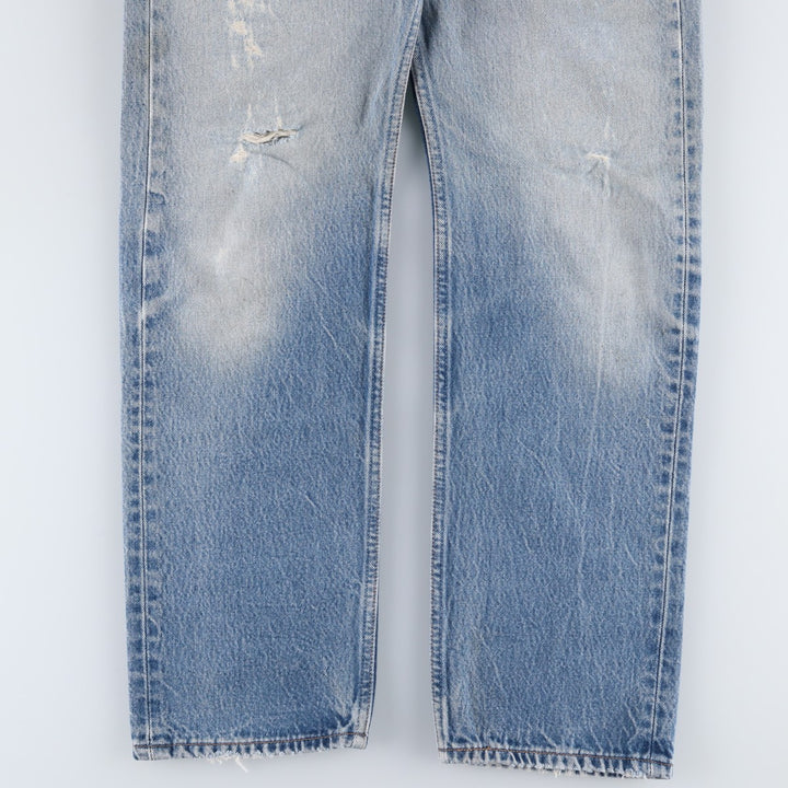 1980'S Levi's 501XX Straight Denim Pants, Men's Size W30 (approx.) cotton blue type Vintage Second Hand