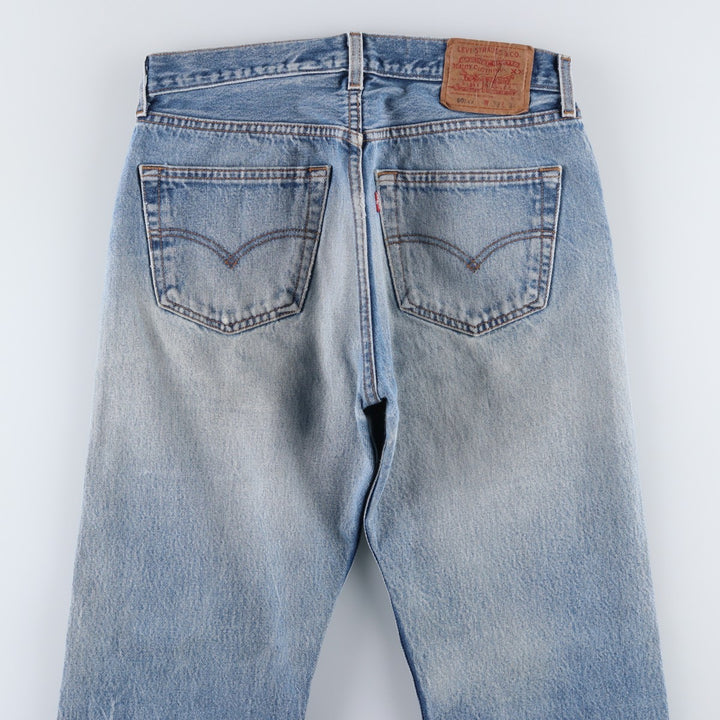 1980'S Levi's 501XX Straight Denim Pants, Men's Size W30 (approx.) cotton blue type Vintage Second Hand