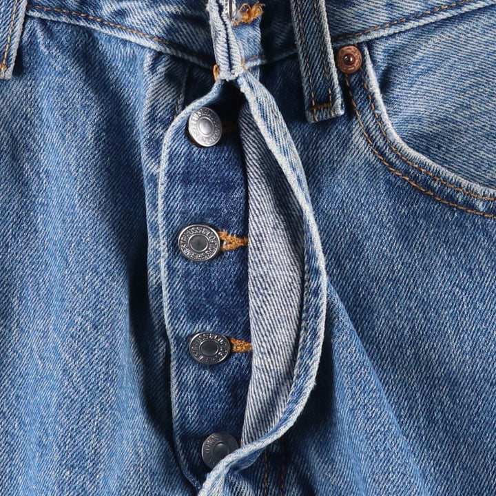 Levi's 501 straight denim pants for men, size W33 cotton blue type Vintage Second Hand
