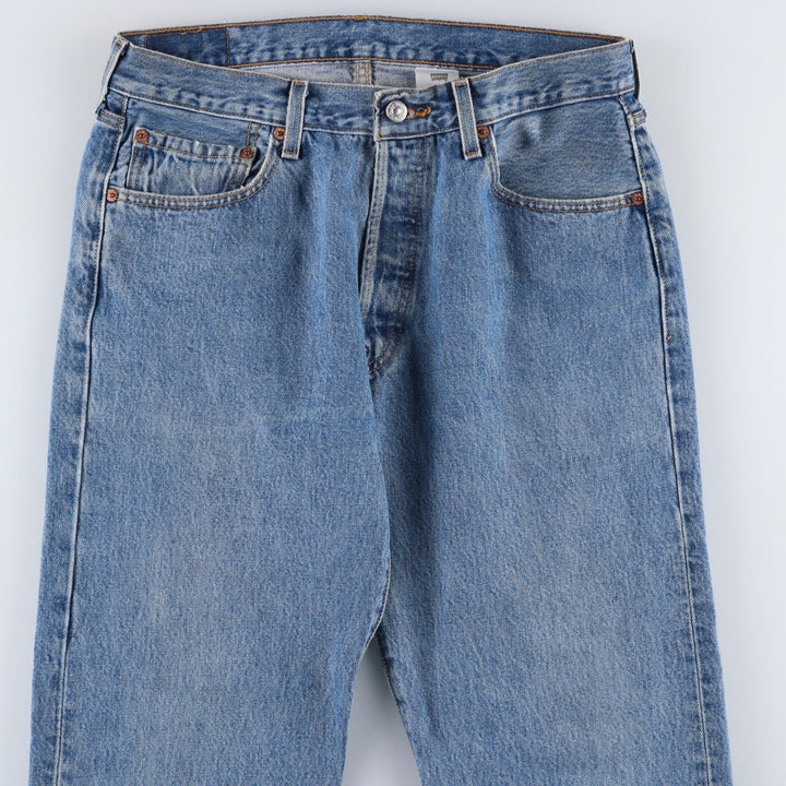 Levi's 501 straight denim pants for men, size W33 cotton blue type Vintage Second Hand