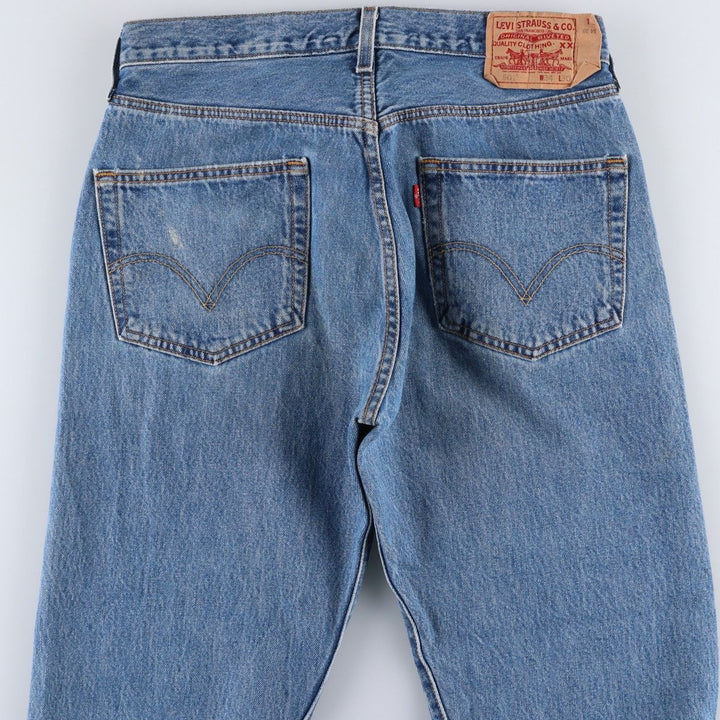 Levi's 501 straight denim pants for men, size W33 cotton blue type Vintage Second Hand