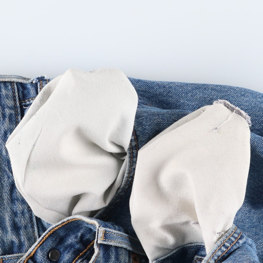 Levi's 501 straight denim pants for men, size W33 cotton blue type Vintage Second Hand