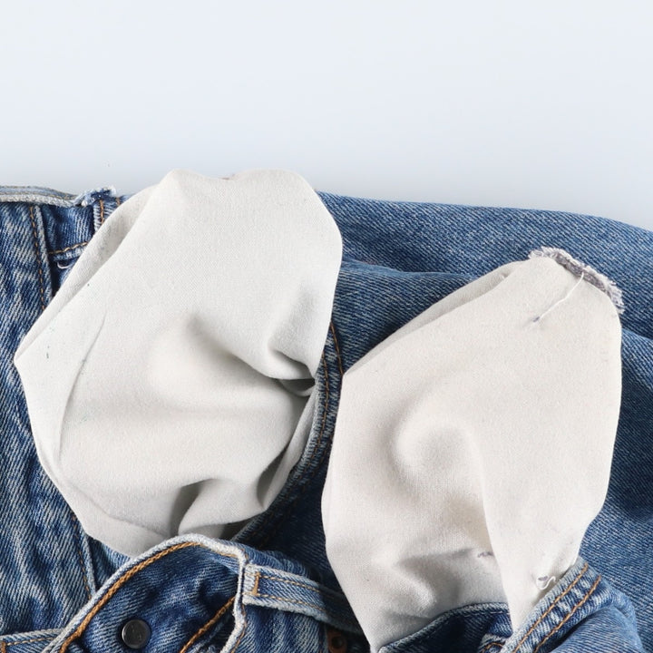 Levi's 501 straight denim pants for men, size W33 cotton blue type Vintage Second Hand