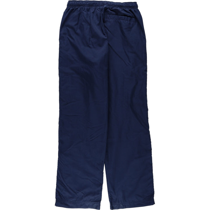 Nike warm-up pants, nylon pants, crinkle pants, men's size M polyester navy blue type Vintage Second Hand