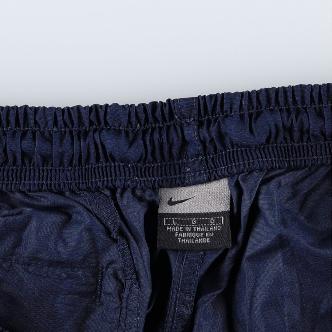 Nike Nylon Pants, Shaka Shaka Pants, Men's Size L Nylon navy blue type Vintage Second Hand