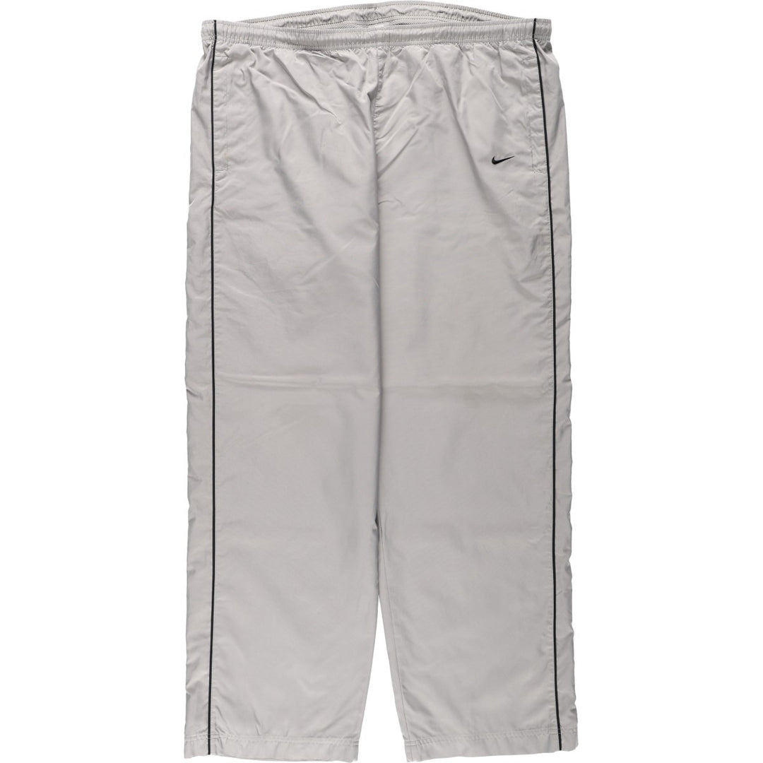 Nike warm-up pants, nylon pants, crinkle pants, men's size XL polyester gray type Vintage Second Hand
