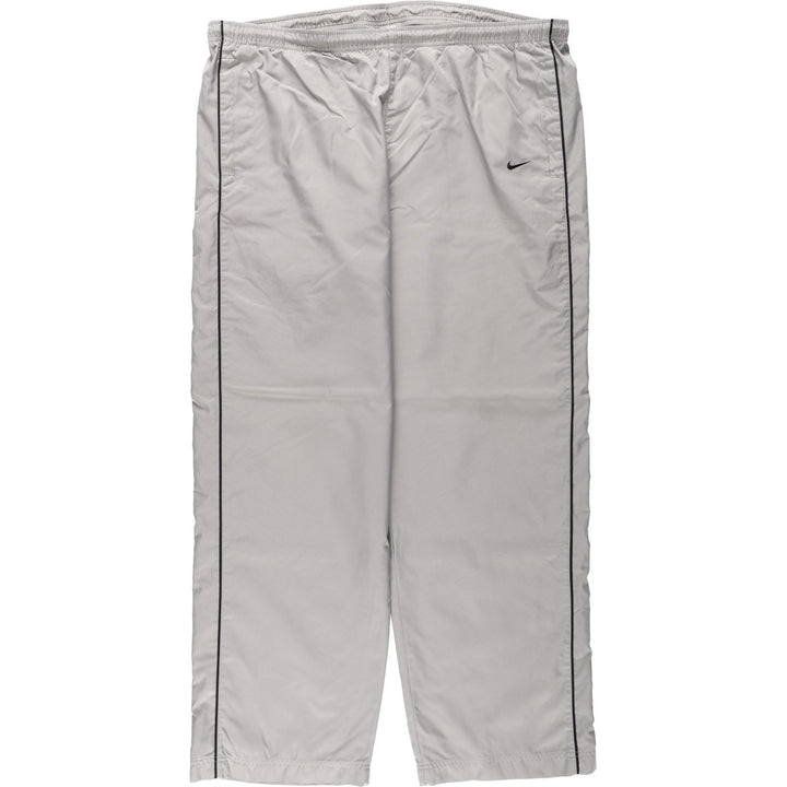 Nike warm-up pants, nylon pants, crinkle pants, men's size XL polyester gray type Vintage Second Hand