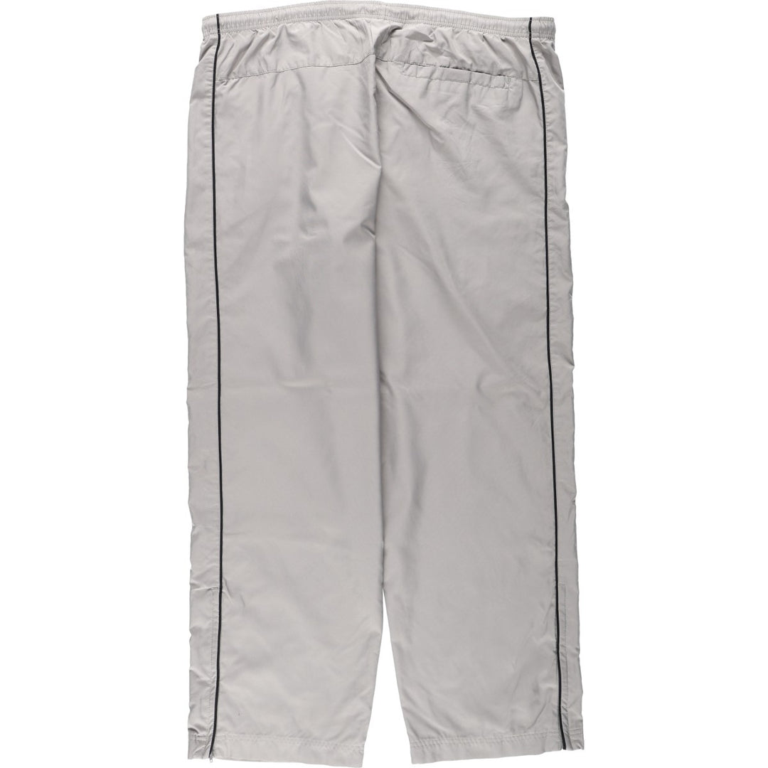 Nike warm-up pants, nylon pants, crinkle pants, men's size XL polyester gray type Vintage Second Hand