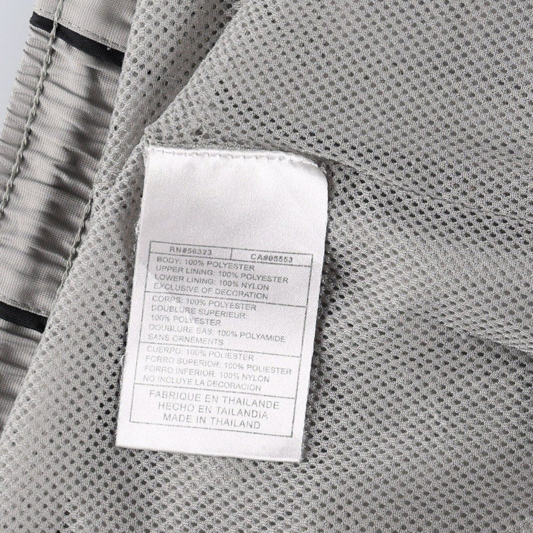 Nike warm-up pants, nylon pants, crinkle pants, men's size XL polyester gray type Vintage Second Hand