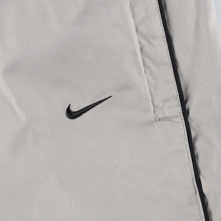 Nike warm-up pants, nylon pants, crinkle pants, men's size XL polyester gray type Vintage Second Hand