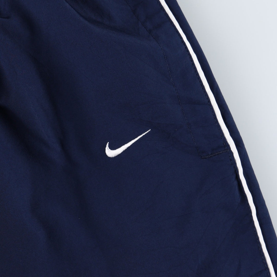 Nike NIKE Warm-up pants, nylon pants, rustling pants, men's size L polyester navy blue type Vintage Second Hand