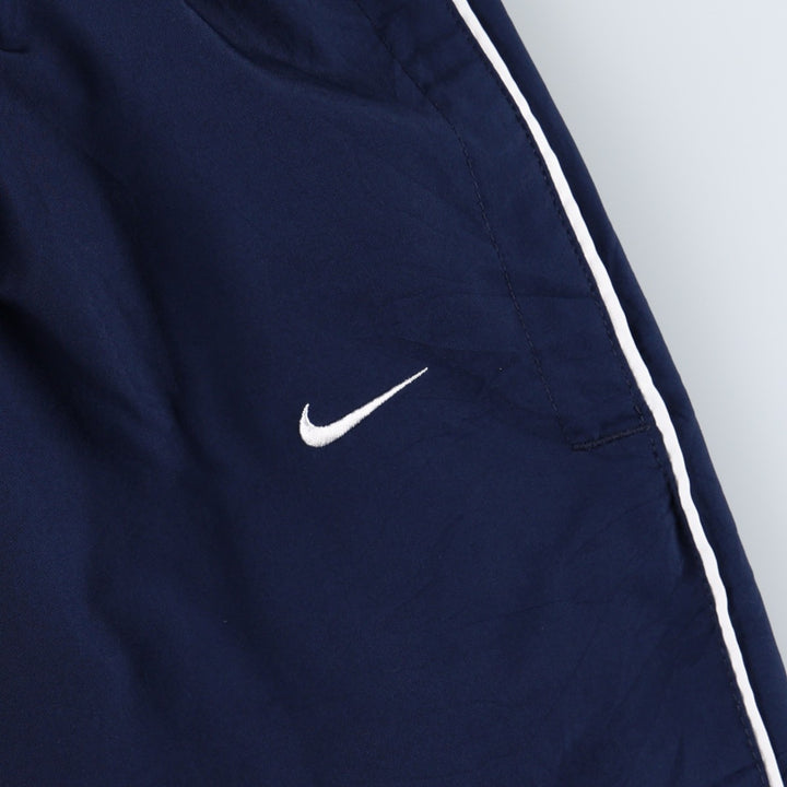 Nike NIKE Warm-up pants, nylon pants, rustling pants, men's size L polyester navy blue type Vintage Second Hand
