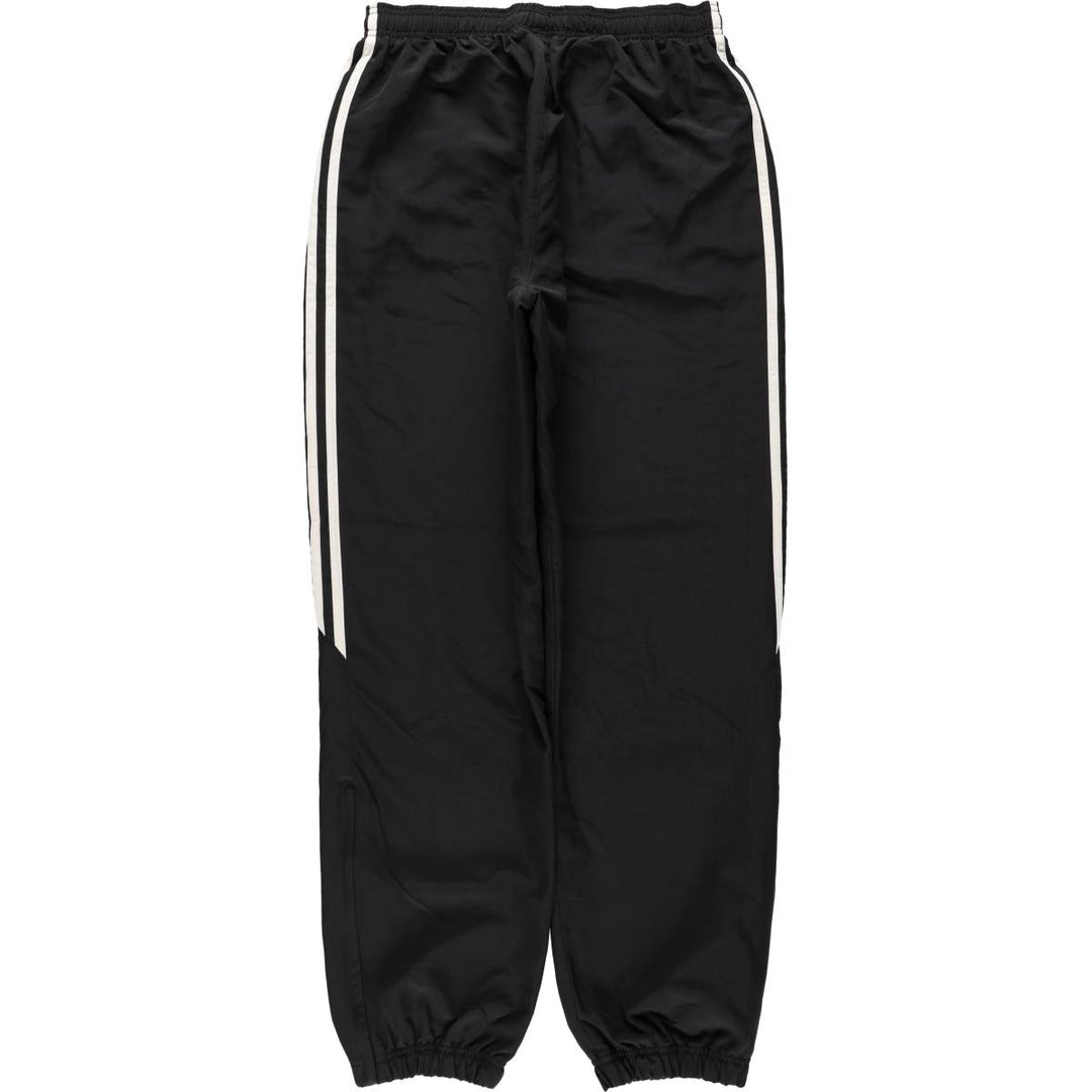 Adidas Warm-up Pants, Nylon Pants, Windbreaker Pants, Men's Size XL (approx.) polyester black type Vintage Second Hand