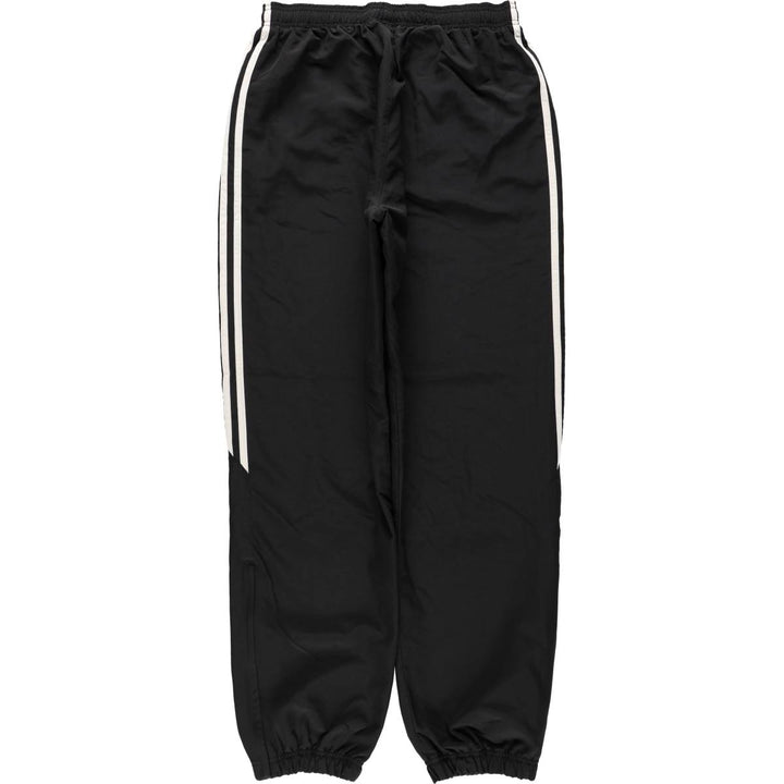 Adidas Warm-up Pants, Nylon Pants, Windbreaker Pants, Men's Size XL (approx.) polyester black type Vintage Second Hand