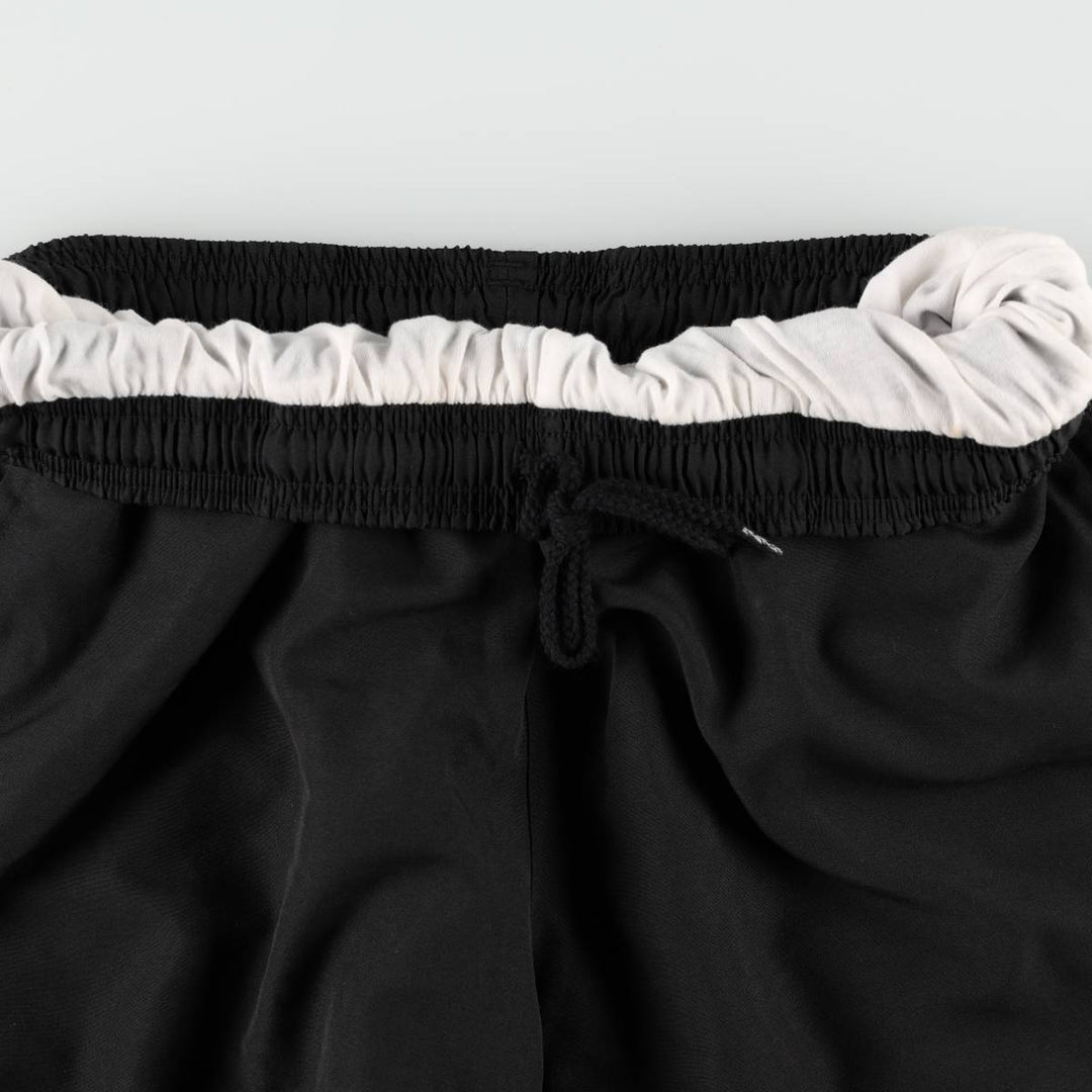 Adidas Warm-up Pants, Nylon Pants, Windbreaker Pants, Men's Size XL (approx.) polyester black type Vintage Second Hand