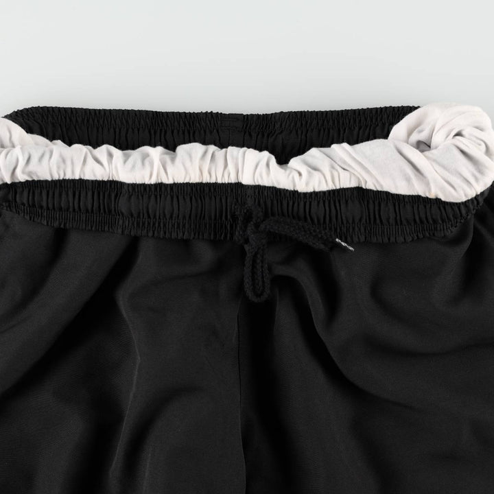Adidas Warm-up Pants, Nylon Pants, Windbreaker Pants, Men's Size XL (approx.) polyester black type Vintage Second Hand