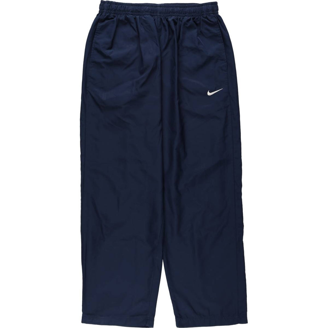 Nike Warm-up Pants, Nylon Pants, Windbreaker Pants, Men's Size XXL (approx.) polyester navy blue type Vintage Second Hand