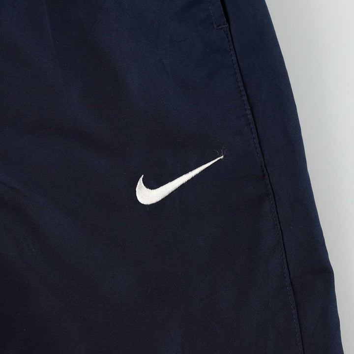 Nike Warm-up Pants, Nylon Pants, Windbreaker Pants, Men's Size XXL (approx.) polyester navy blue type Vintage Second Hand