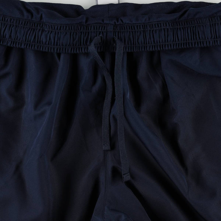 Nike Warm-up Pants, Nylon Pants, Windbreaker Pants, Men's Size XXL (approx.) polyester navy blue type Vintage Second Hand