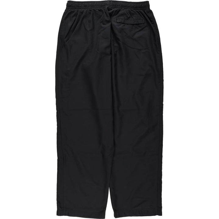 Nike Warm-up Pants, Nylon Pants, Windbreaker Pants, Men's Size XXL (approx.) polyester black type Vintage Second Hand