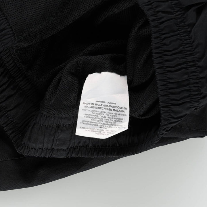 Nike Warm-up Pants, Nylon Pants, Windbreaker Pants, Men's Size XXL (approx.) polyester black type Vintage Second Hand