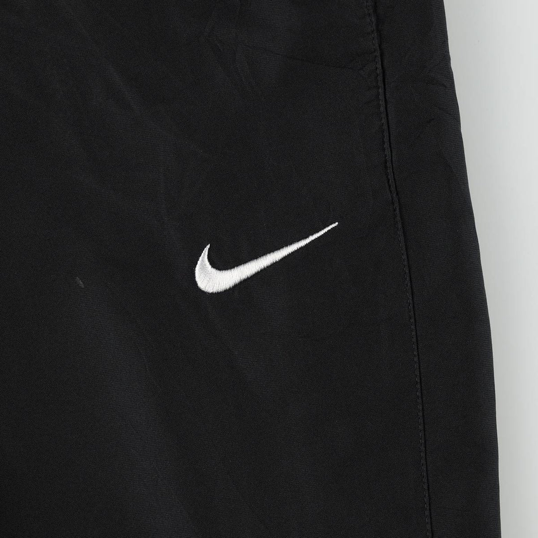 Nike Warm-up Pants, Nylon Pants, Windbreaker Pants, Men's Size XXL (approx.) polyester black type Vintage Second Hand
