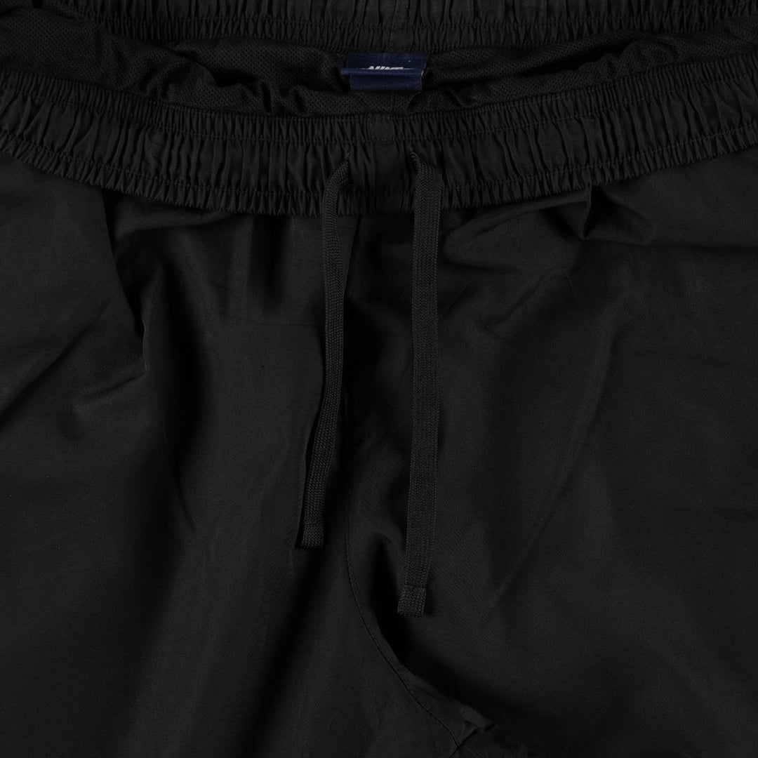 Nike Warm-up Pants, Nylon Pants, Windbreaker Pants, Men's Size XXL (approx.) polyester black type Vintage Second Hand