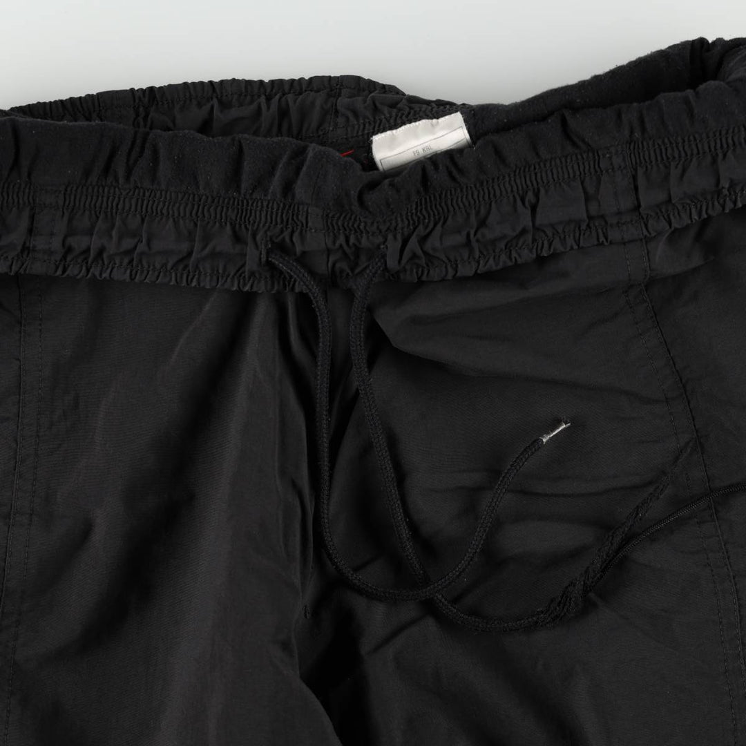 Nike warm-up pants, nylon pants, crinkle pants, men's size S polyester black type Vintage Second Hand