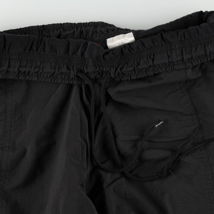 Nike warm-up pants, nylon pants, crinkle pants, men's size S polyester black type Vintage Second Hand