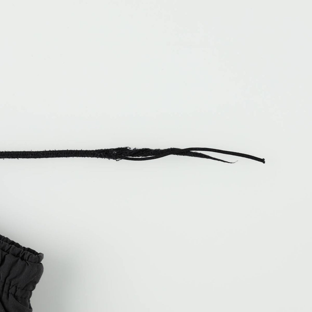 Nike warm-up pants, nylon pants, crinkle pants, men's size S polyester black type Vintage Second Hand