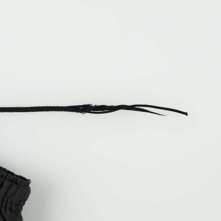 Nike warm-up pants, nylon pants, crinkle pants, men's size S polyester black type Vintage Second Hand