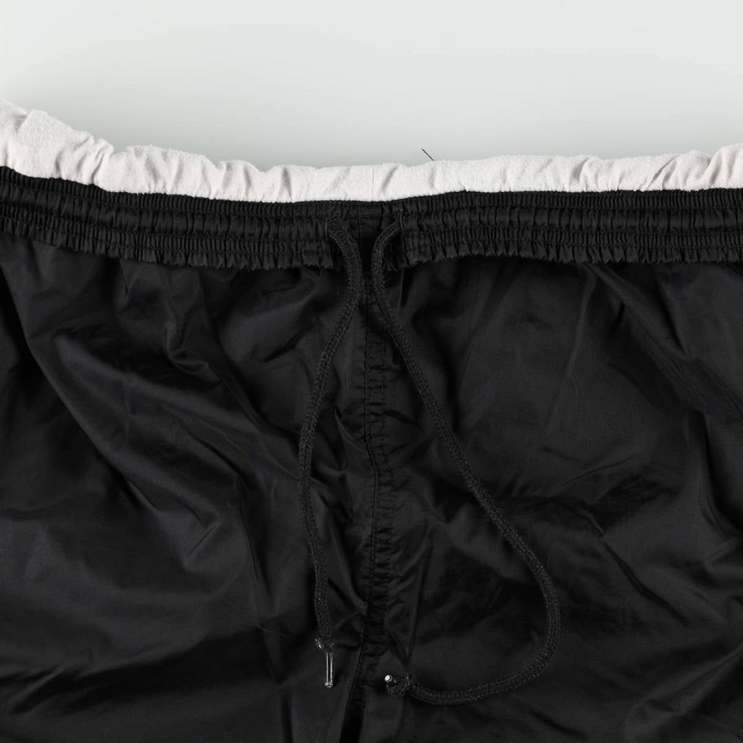 Vintage 90s-00'S Adidas nylon pants, crinkle pants, men's size L Nylon black type Vintage Second Hand