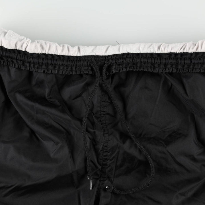 Vintage 90s-00'S Adidas nylon pants, crinkle pants, men's size L Nylon black type Vintage Second Hand