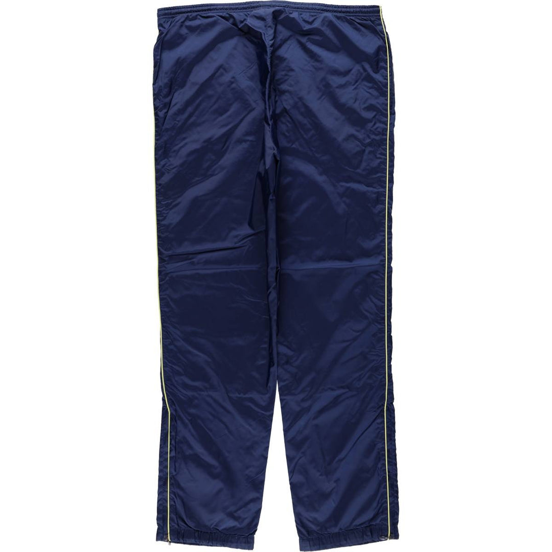 Vintage 90s-00'S Adidas nylon pants, crinkle pants, men's size M Nylon navy blue type Vintage Second Hand