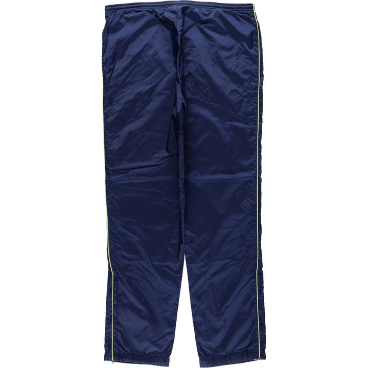 Vintage 90s-00'S Adidas nylon pants, crinkle pants, men's size M Nylon navy blue type Vintage Second Hand