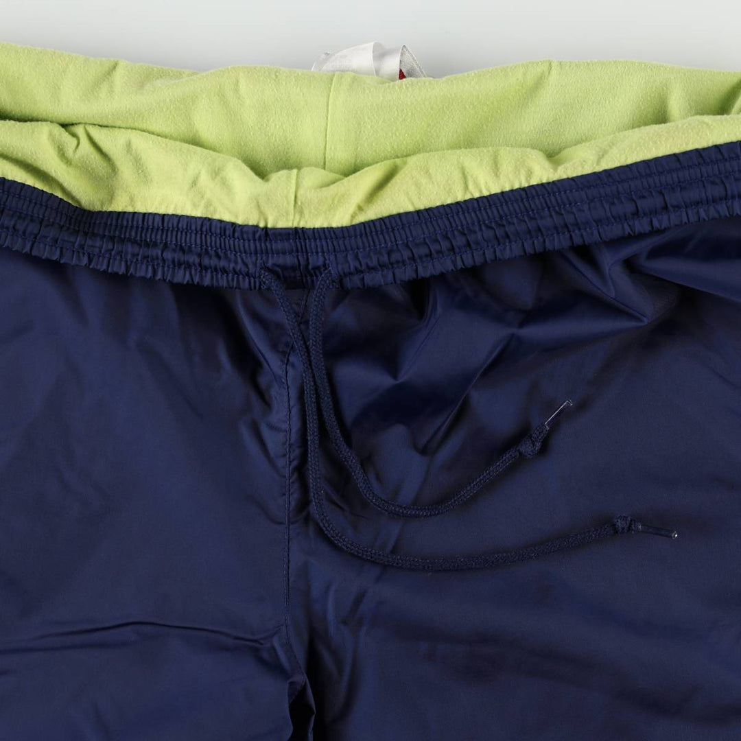 Vintage 90s-00'S Adidas nylon pants, crinkle pants, men's size M Nylon navy blue type Vintage Second Hand