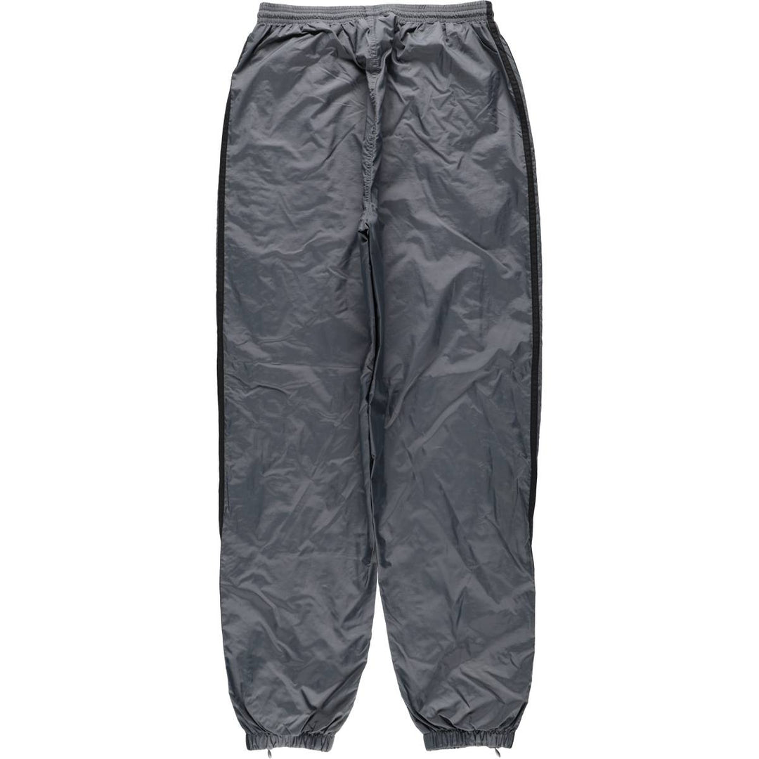 Vintage 90s-00'S Adidas nylon pants, crinkle pants, men's size L Nylon gray type Vintage Second Hand
