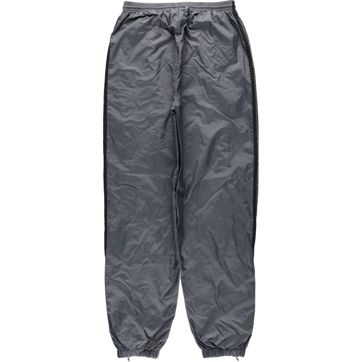 Vintage 90s-00'S Adidas nylon pants, crinkle pants, men's size L Nylon gray type Vintage Second Hand