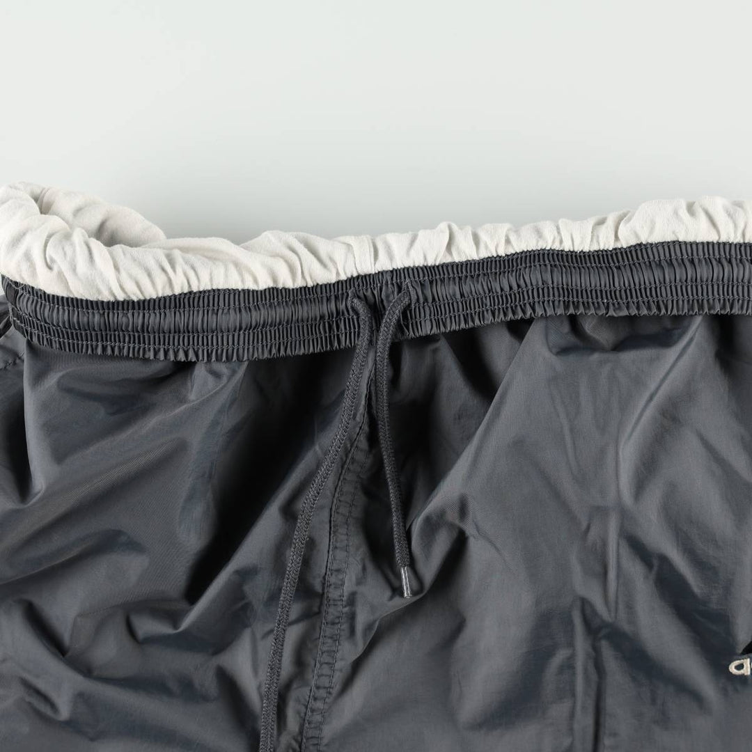 Vintage 90s-00'S Adidas nylon pants, crinkle pants, men's size L Nylon gray type Vintage Second Hand